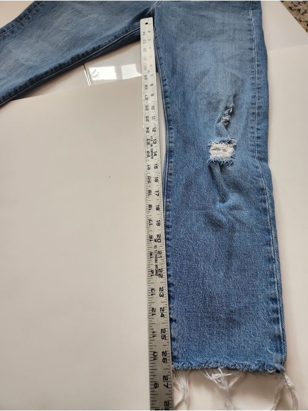 Levi's Jeans Wedgie Icon Fit Ankle Jeans - High Rise - Size 28 Premium Cotton - Picture 8 of 16